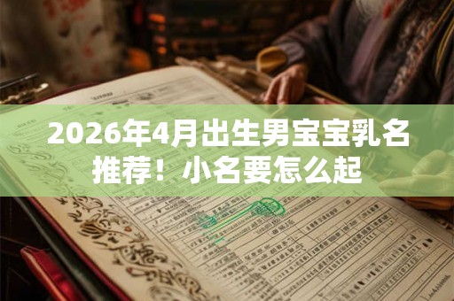 2026年4月出生男宝宝乳名推荐!小名要怎么起 2026年4月出生男宝宝乳名推荐!小名要怎么起