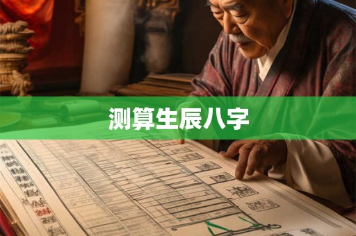 测算生辰八字