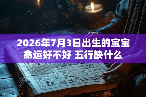 2026年7月3日出生的宝宝命运好不好 五行缺什么 2026年7月3日出生的宝宝命运好不好 五行缺什么