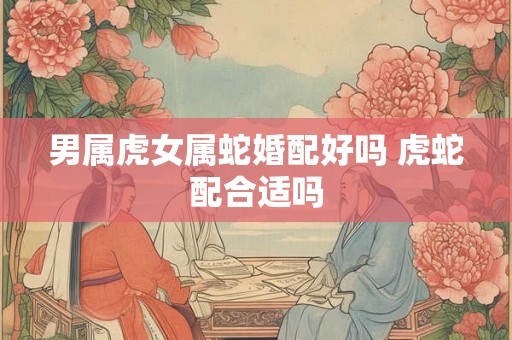 男属虎女属蛇婚配好吗 虎蛇配合适吗