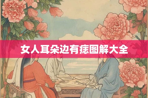 女人耳朵边有痣图解大全