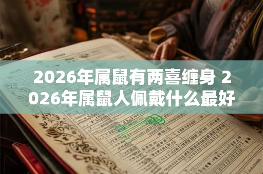 2026年属鼠有两喜缠身 2026年属鼠人佩戴什么最好