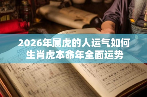2026年属虎的人运气如何 生肖虎本命年全面运势