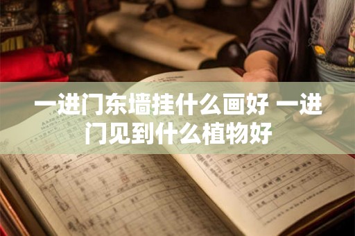 一进门东墙挂什么画好 一进门见到什么植物好