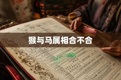 猴与马属相合不合