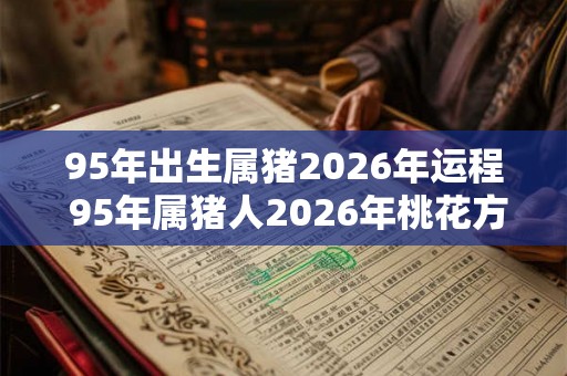 95年出生属猪2026年运程 95年属猪人2026年桃花方位