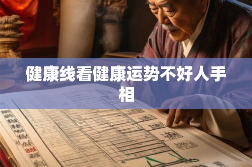 健康线看健康运势不好人手相
