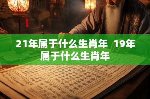 21年属于什么生肖年  19年属于什么生肖年