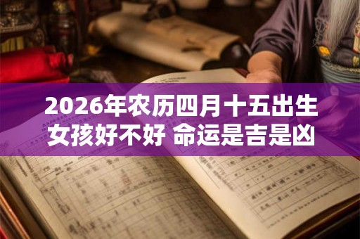 2026年农历四月十五出生女孩好不好 命运是吉是凶