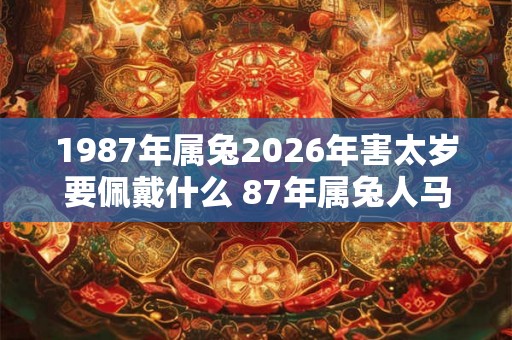 1987年属兔2026年害太岁要佩戴什么 87年属兔人马年犯太岁怎么化解