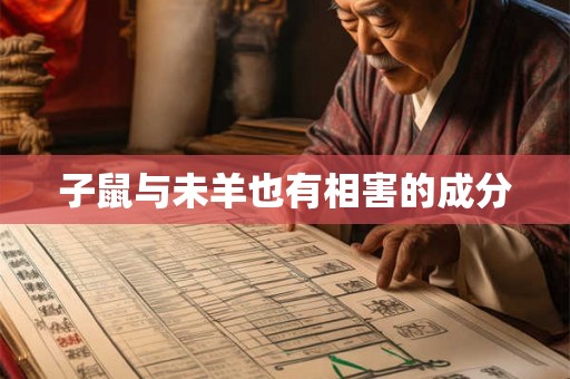 子鼠与未羊也有相害的成分 子鼠与未羊也有相害的成分