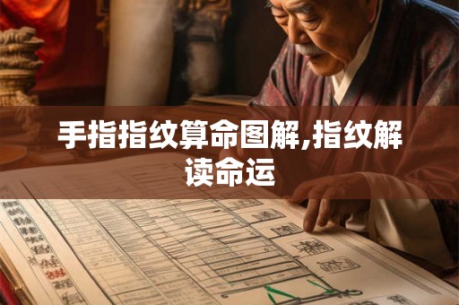 手指指纹算命图解,指纹解读命运