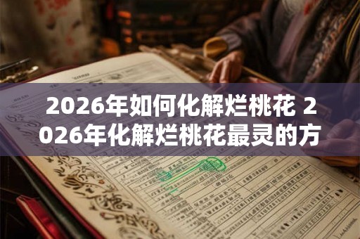 2026年如何化解烂桃花 2026年化解烂桃花最灵的方法