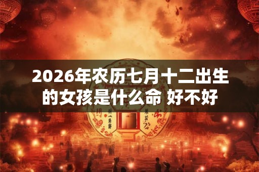 2026年农历七月十二出生的女孩是什么命 好不好 2026年农历七月十二出生的女孩是什么命 好不好
