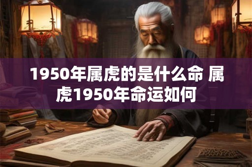 1950年属虎的是什么命 属虎1950年命运如何 1950年属虎的是什么命 属虎1950年命运如何