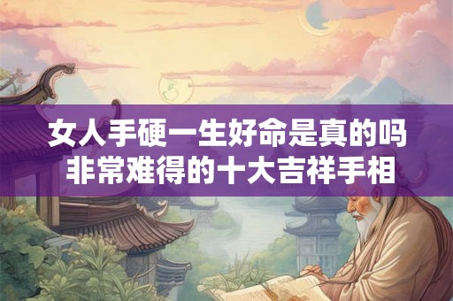 女人手硬一生好命是真的吗 非常难得的十大吉祥手相