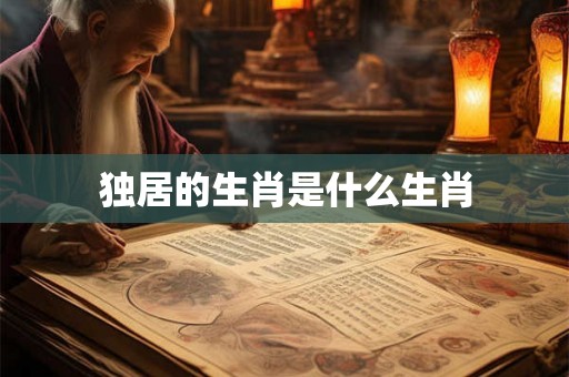 独居的生肖是什么生肖