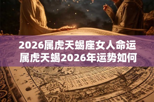 2026属虎天蝎座女人命运 属虎天蝎2026年运势如何