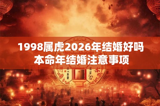 1998属虎2026年结婚好吗 本命年结婚注意事项