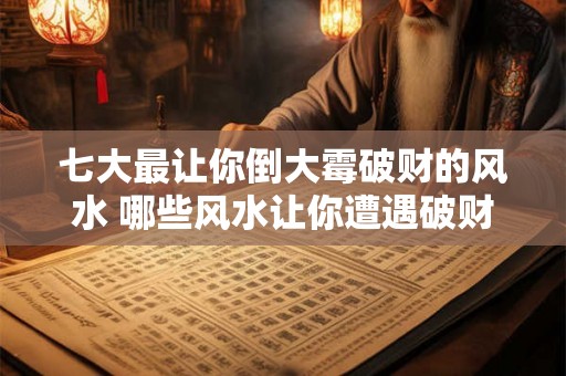 七大最让你倒大霉破财的风水 哪些风水让你遭遇破财倒霉 七大最让你倒大霉破财的风水 哪些风水让你遭遇破财倒霉