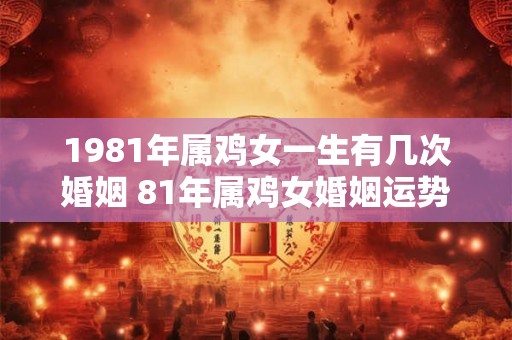1981年属鸡女一生有几次婚姻 81年属鸡女婚姻运势