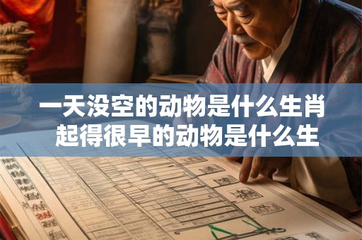 一天没空的动物是什么生肖  起得很早的动物是什么生肖