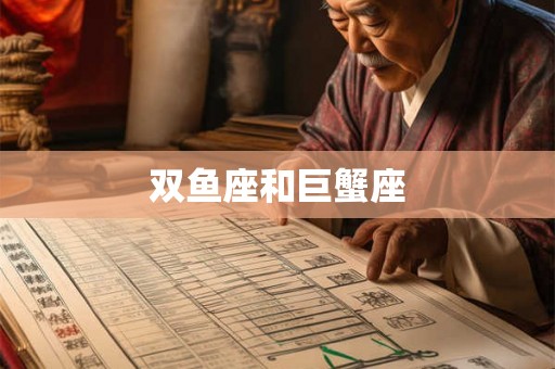 双鱼座和巨蟹座