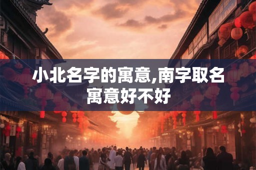 小北名字的寓意,南字取名寓意好不好