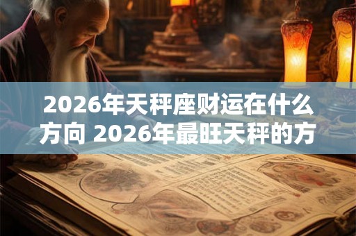 2026年天秤座财运在什么方向 2026年最旺天秤的方位查询