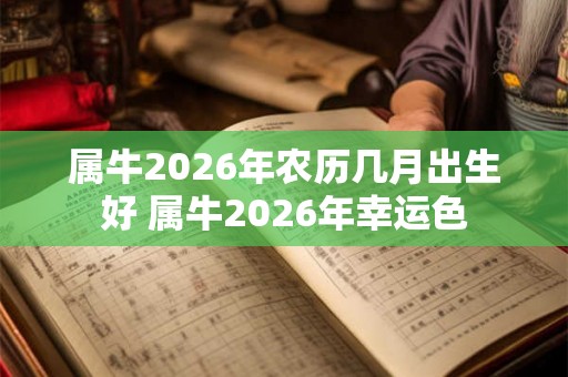 属牛2026年农历几月出生好 属牛2026年幸运色