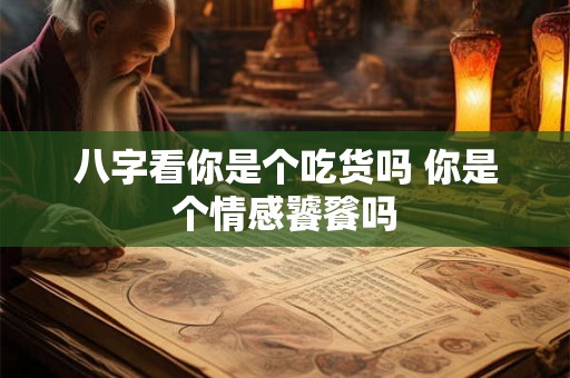 八字看你是个吃货吗 你是个情感饕餮吗