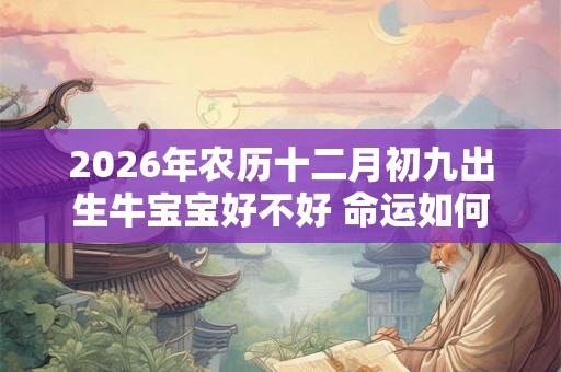 2026年农历十二月初九出生牛宝宝好不好 命运如何