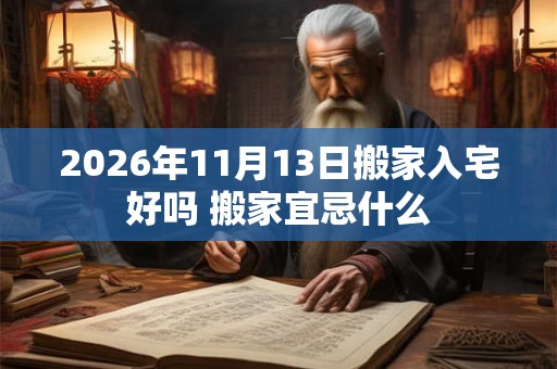 2026年11月13日搬家入宅好吗 搬家宜忌什么
