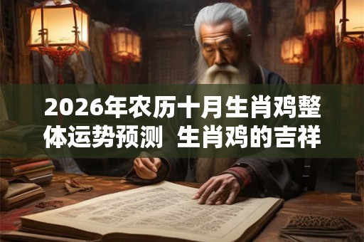 2026年农历十月生肖鸡整体运势预测  生肖鸡的吉祥数字是什么