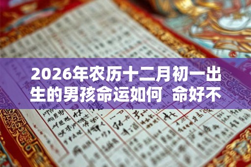 2026年农历十二月初一出生的男孩命运如何  命好不好