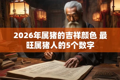 2026年属猪的吉祥颜色 最旺属猪人的5个数字