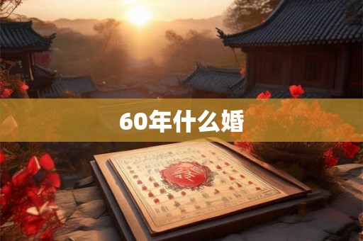 60年什么婚