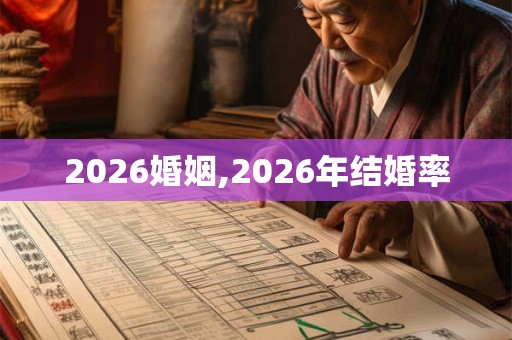 2026婚姻,2026年结婚率