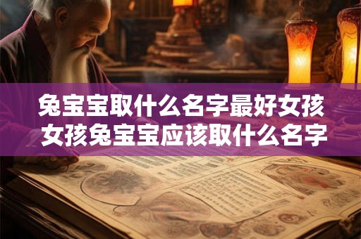兔宝宝取什么名字最好女孩 女孩兔宝宝应该取什么名字最好