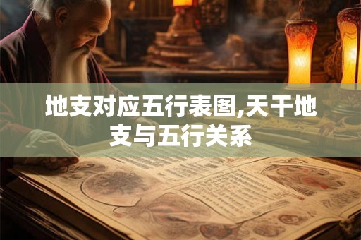 地支对应五行表图,天干地支与五行关系