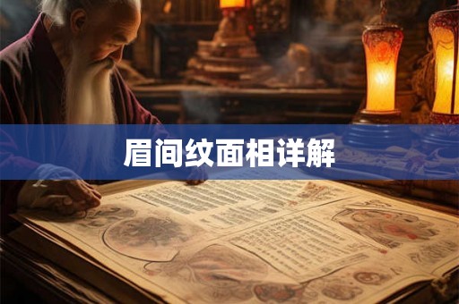 眉间纹面相详解 眉间纹面相详解