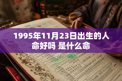 1995年11月23日出生的人命好吗 是什么命 1995年11月23日出生的人命好吗 是什么命