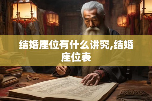 结婚座位有什么讲究,结婚座位表 结婚座位有什么讲究,结婚座位表