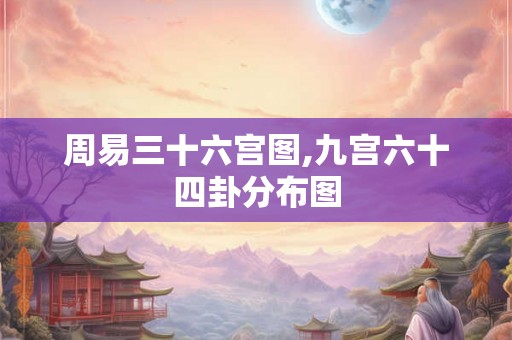周易三十六宫图,九宫六十四卦分布图