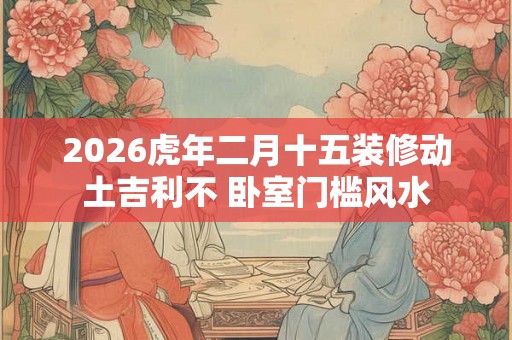 2026虎年二月十五装修动土吉利不 卧室门槛风水