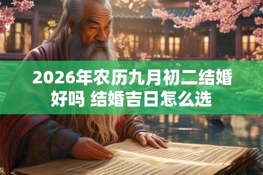 2026年农历九月初二结婚好吗 结婚吉日怎么选