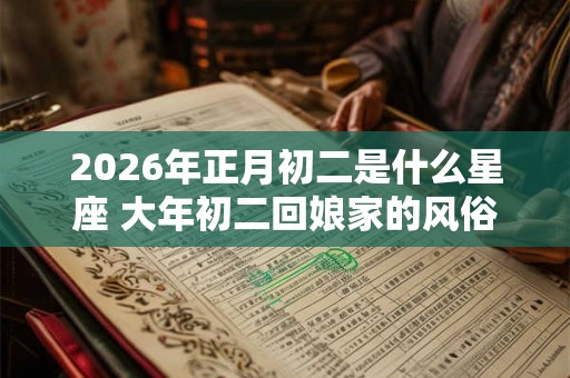 2026年正月初二是什么星座 大年初二回娘家的风俗