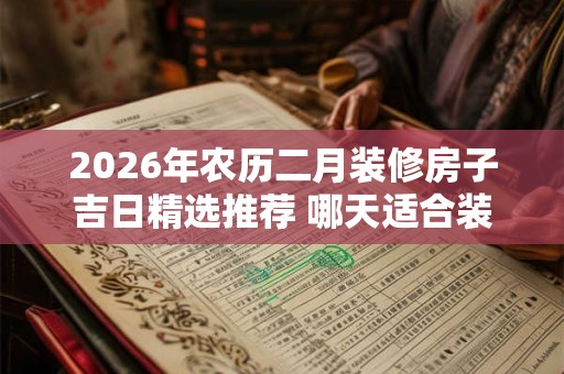 2026年农历二月装修房子吉日精选推荐 哪天适合装修新房 2026年农历二月装修房子吉日精选推荐 哪天适合装修新房