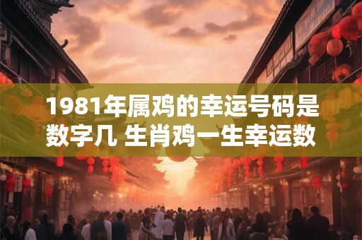 1981年属鸡的幸运号码是数字几 生肖鸡一生幸运数字详解