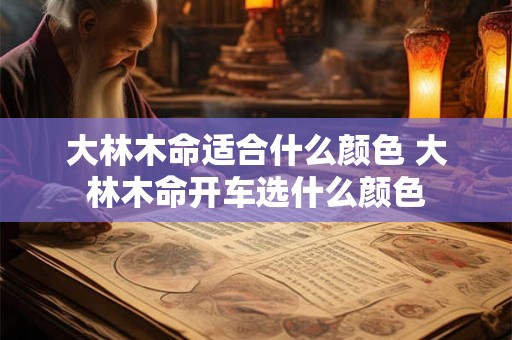 大林木命适合什么颜色 大林木命开车选什么颜色